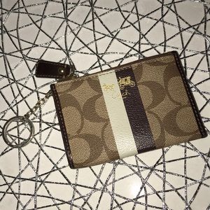 Coach Coin and Card Key Holder